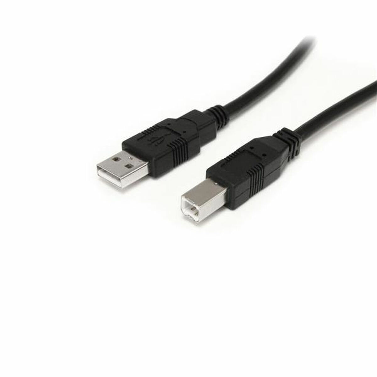 USB A til USB B-kabel Startech USB2HAB30AC Sort